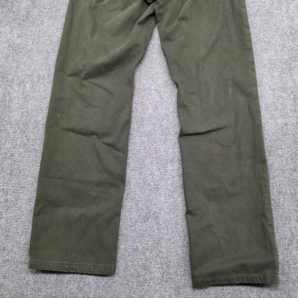 AG Adriano Goldschmied The Graduate Tailored Leg Pants Mens 34x34 Olive Green - Picture 11 of 12